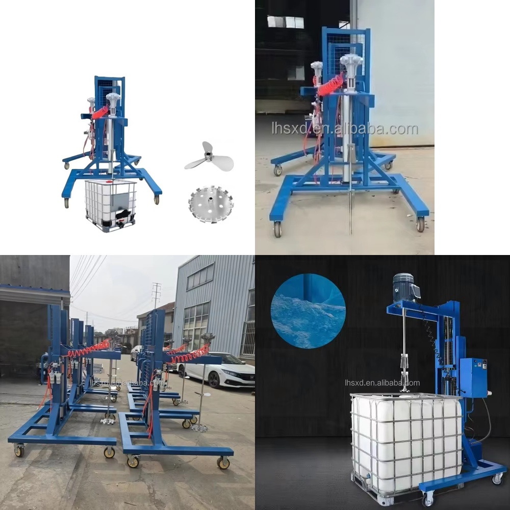Heavy Equipment Mixer - خلاط كهربائي عمودي صناعي تلسكوبي للرفع