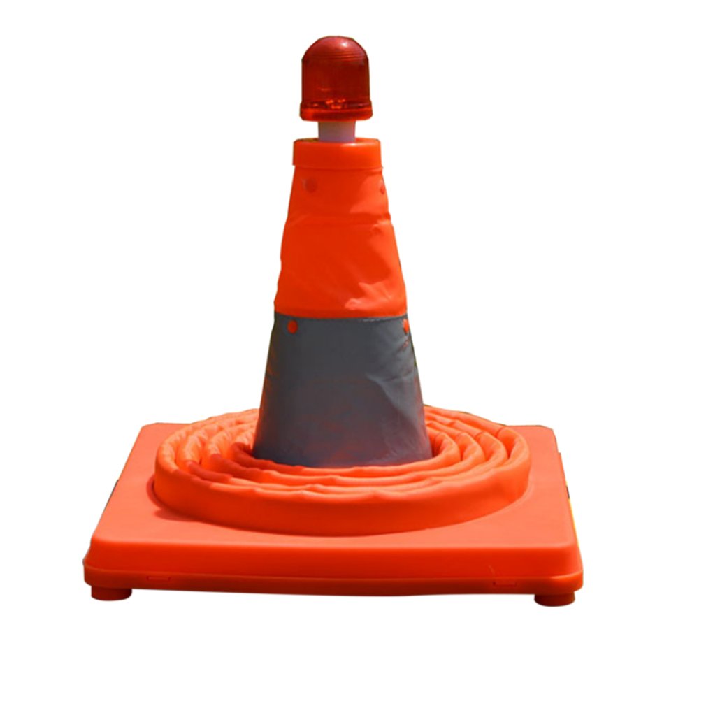 Road Traffic Cone - تلسكوبي للطي الطريق المخروط المتاريس تحذير