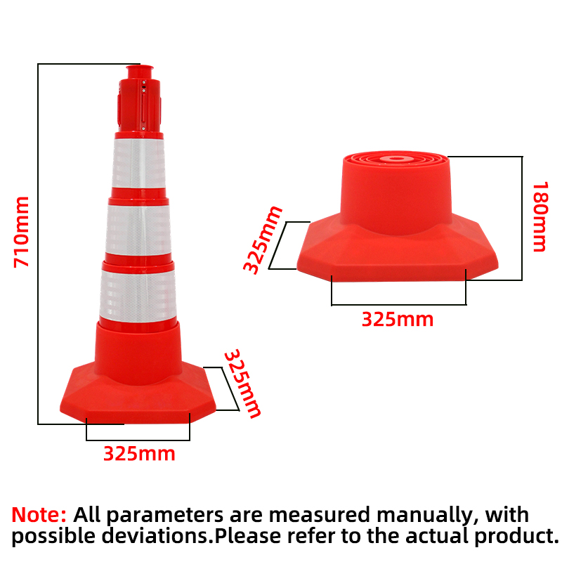 مخروط مرور عاكس عالي اللمعان ق - مراجعة Road Traffic Cone وسعره