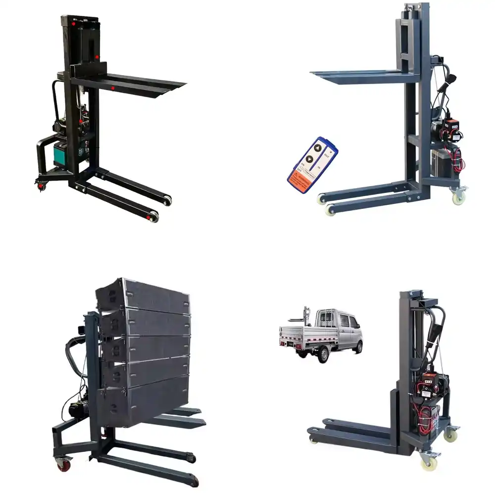 رافعة شوكية كهربائية محمولة با - مراجعة Electric Forklift وسعره