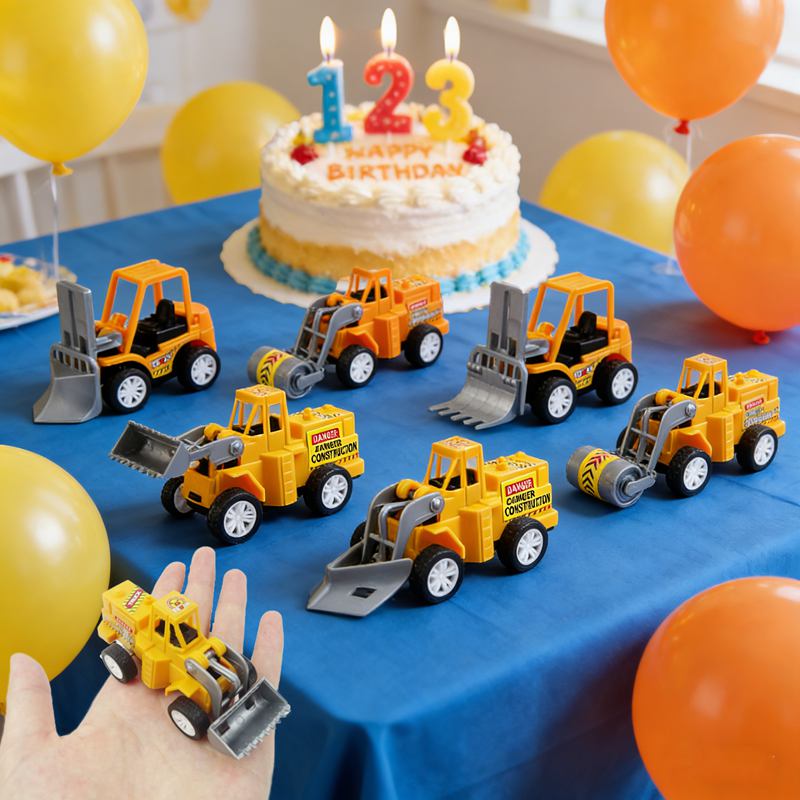 6 قطع من سيارات البناء الصغيرة - مراجعة Dump Truck Toy وسعره