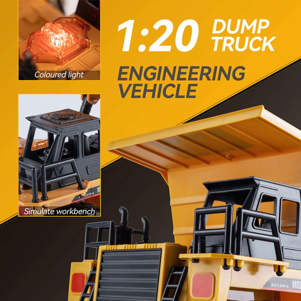شاحنة قلابة RC مقياس 1:20 رباع - مراجعة Dump Truck Toy وسعره