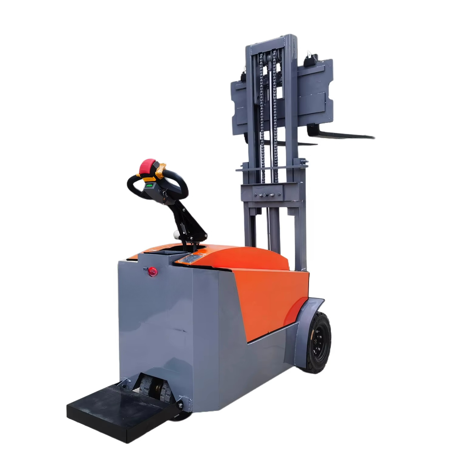 رافعة شوكية صغيرة بثلاث عجلات، - مراجعة Electric Forklift وسعره