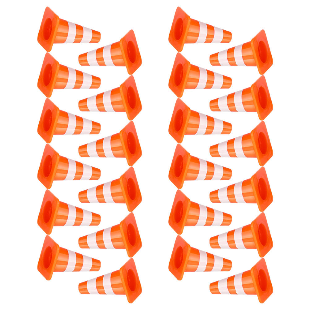 مجموعة من 100 قطعة لافتات طرق  - مراجعة Road Traffic Cone وسعره