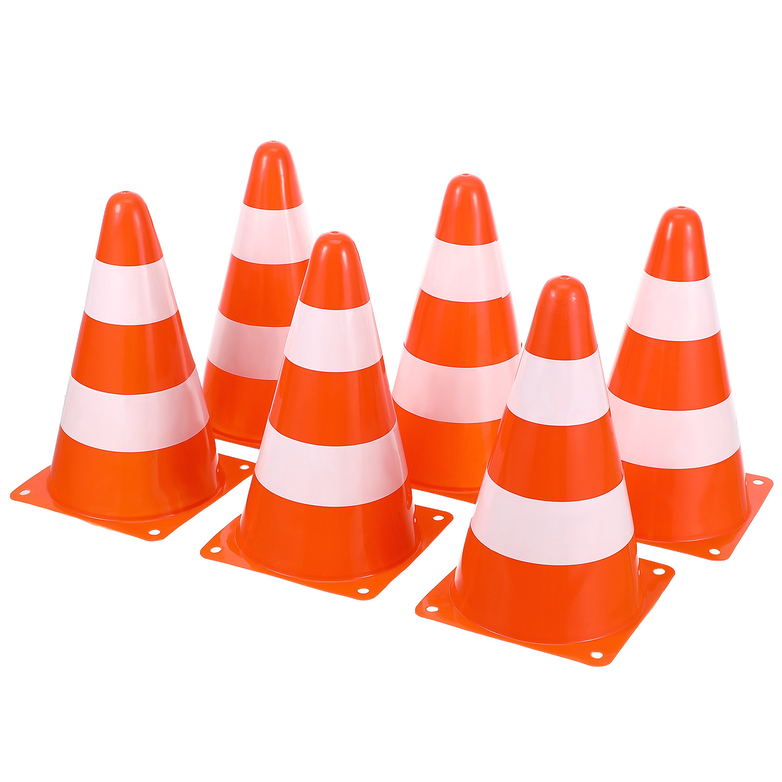 6 قطع من مخاريط المرور البلاست - مراجعة Road Traffic Cone وسعره